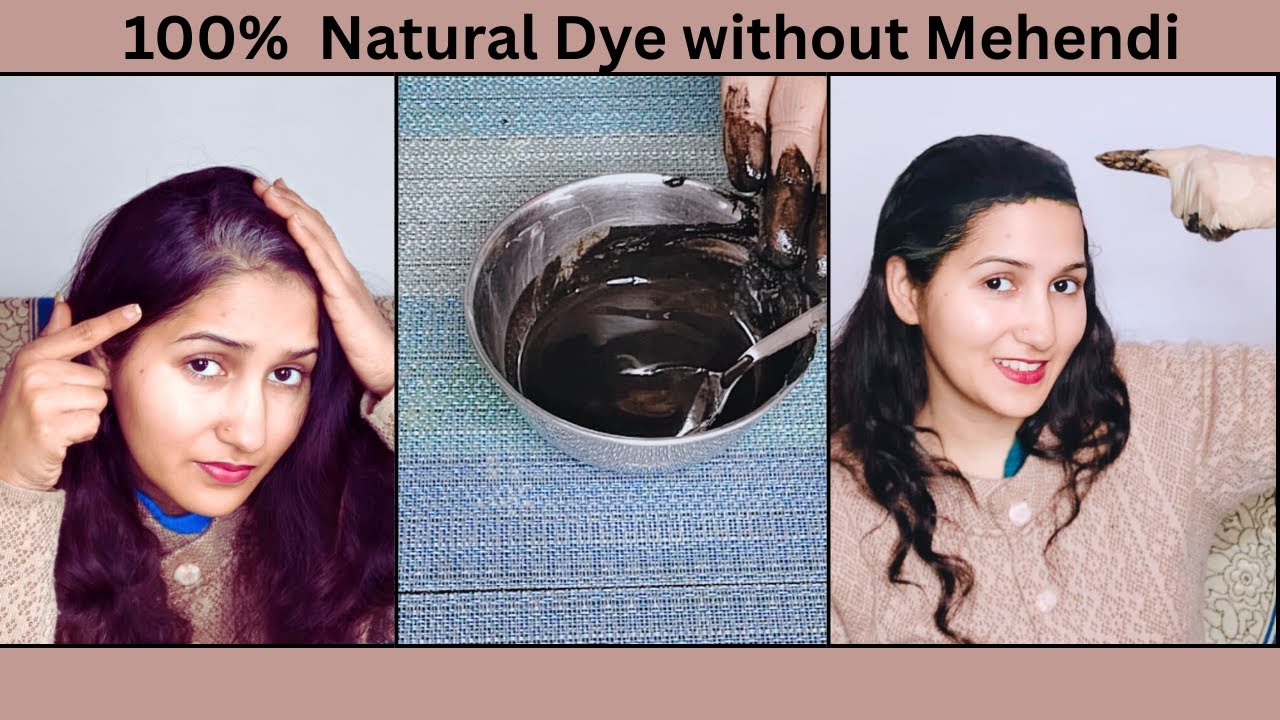 “Safed Baal Ka Solution | Natural Hair Dye Without Mehendi | No Chemicals”