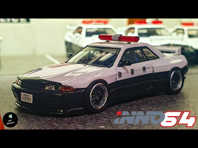 Nissan Skyline GTR R-32 Pandem Japanese Police Car by Inno64