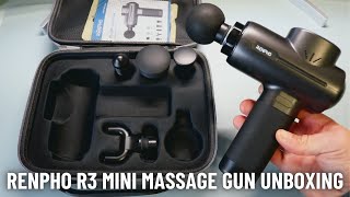 Renpho R3 Mini Massage Gun | Unboxing & Testing