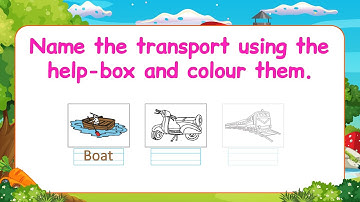 Pre-Primer EVS Lesson | Every Page Explained for Kids | evs for kids |  Name & colour the transports