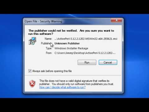 Perl Tutorial - 1 - Installing Perl (Windows 7)