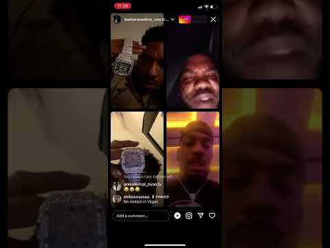 Ant Glizzy IG Live Exposing Scammer With Fake Cartier