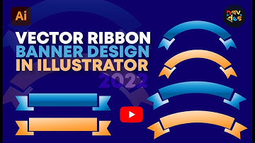 Vector Ribbon Banner Design | #adobe illustrator 2022 |  #tipsandtricks