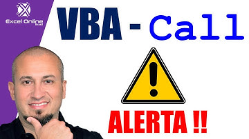 ✅VBA  - Instrução Call (Cuidado)