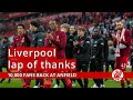 Liverpool FC lap of thanks & Gini Wijnaldum goodbye | Liverpool 2-0 Palace