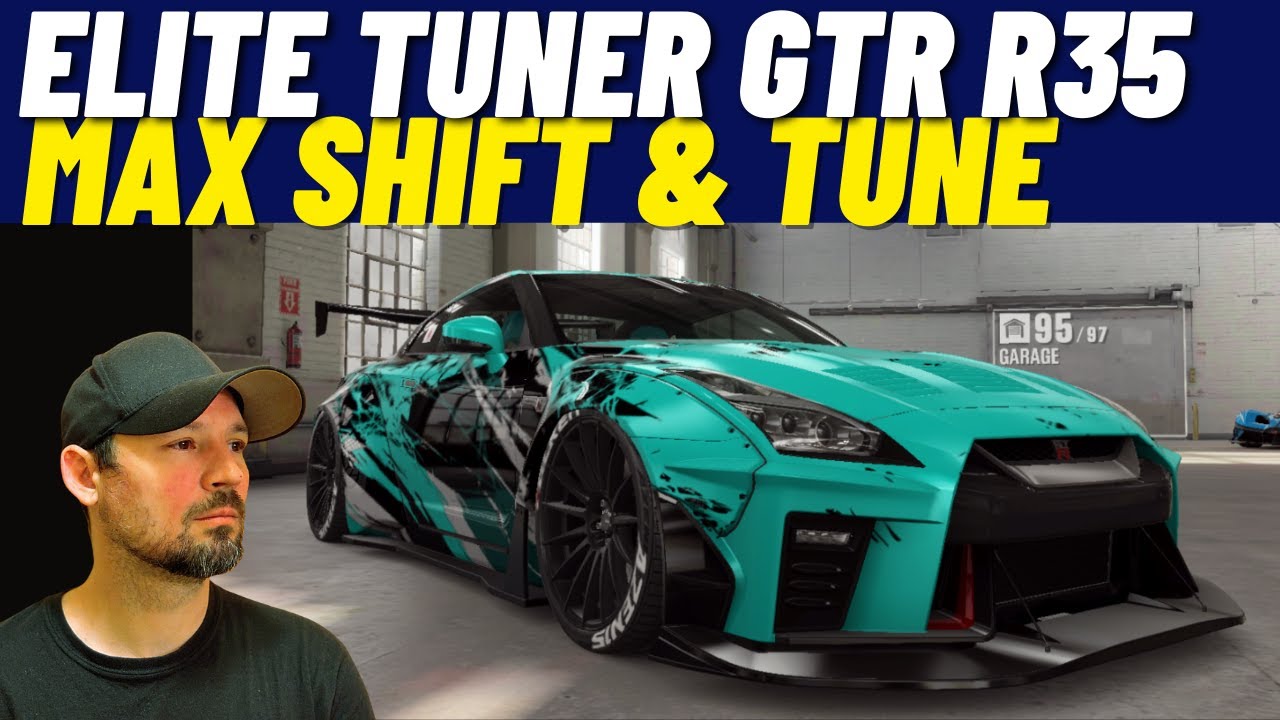 CSR2 Elite Tuner 2017 Nissan GTR R35 Max Tune and Shift pattern, How To