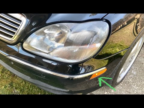 This bulb was out…I’ll show you how to replace it ( Mercedes w220)