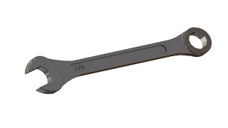 How to draw a spanner part 2 - solidworks