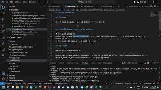 Docker PostgreSQL with Dotnet Entity Framework