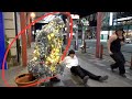 Christmas tree human prank super best reactions tokyo  sapporo japan