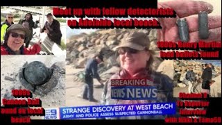 1800 Cannon Ball discovery on local beach South Australia.