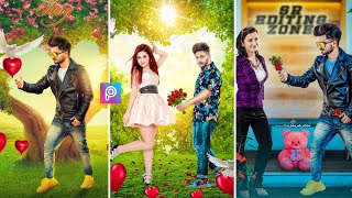 PicsArt Love ❤️ Photo Editing Tutorial || Cute Couple's Photo Editing In PicsArt || screenshot 3