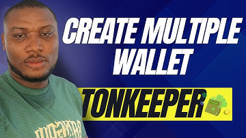 How to Create Multiple Wallet in tonkeeper For Beginners