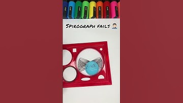 Drawing Fails with Spirograph 🤦🏻‍♂️ #shorts #fail #draw