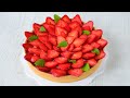 ТАРТ с ЗАВАРНЫМ КРЕМОМ и клубникой🍓