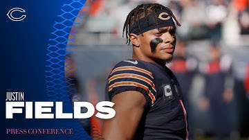Justin Fields discusses record-breaking day | Chicago Bears