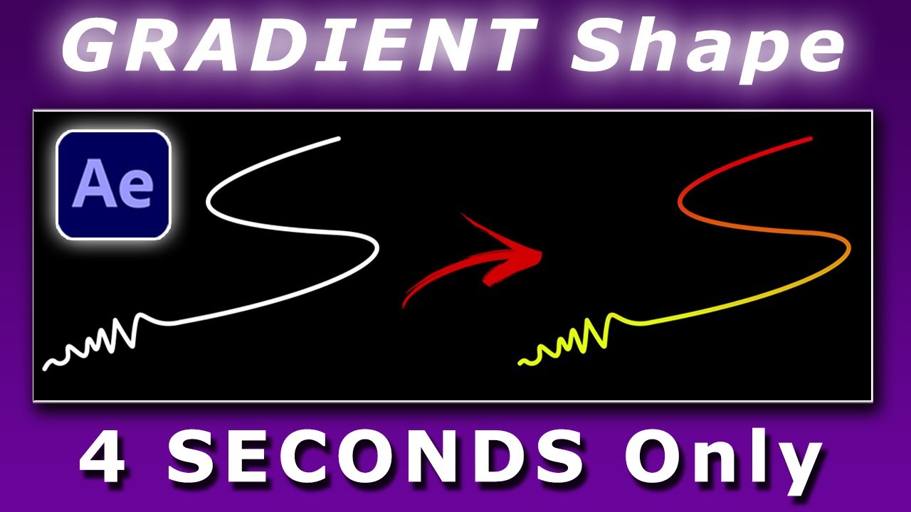 After effects apply gradient to shape layer #quicktips - YouTube