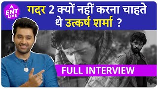 Gadar 2 के Jeetey Utkarsh Sharma को Sunny Deol ने टैंक पर कौनसे किस्से सुनाए ? | ENT LIVE