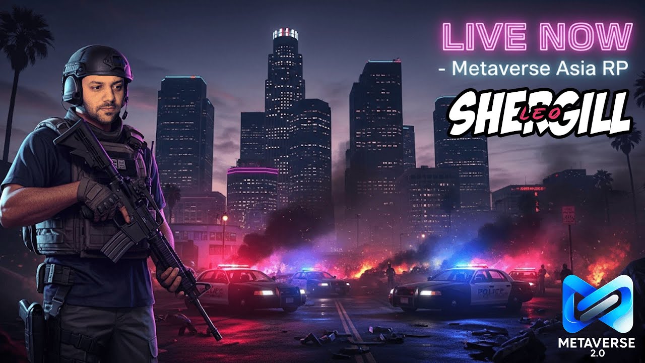 New Robberies ???? | Leo Shergill DIaries  | Metaverse Asia RP LIVE 🔴 