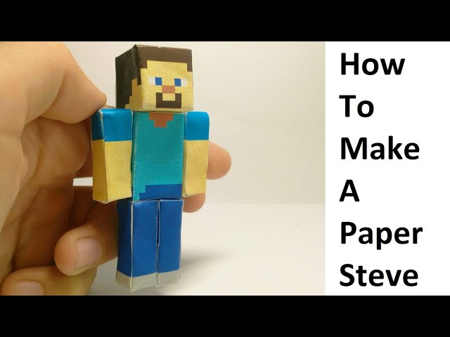 Watch out Steve! #papercraft #minecraft, Watch out Steve! #…