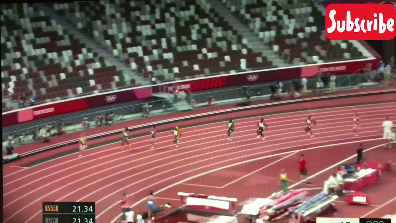 Shelly Ann Fraser Pryce And Prandini 200m Semi Final Tokyo Olympics