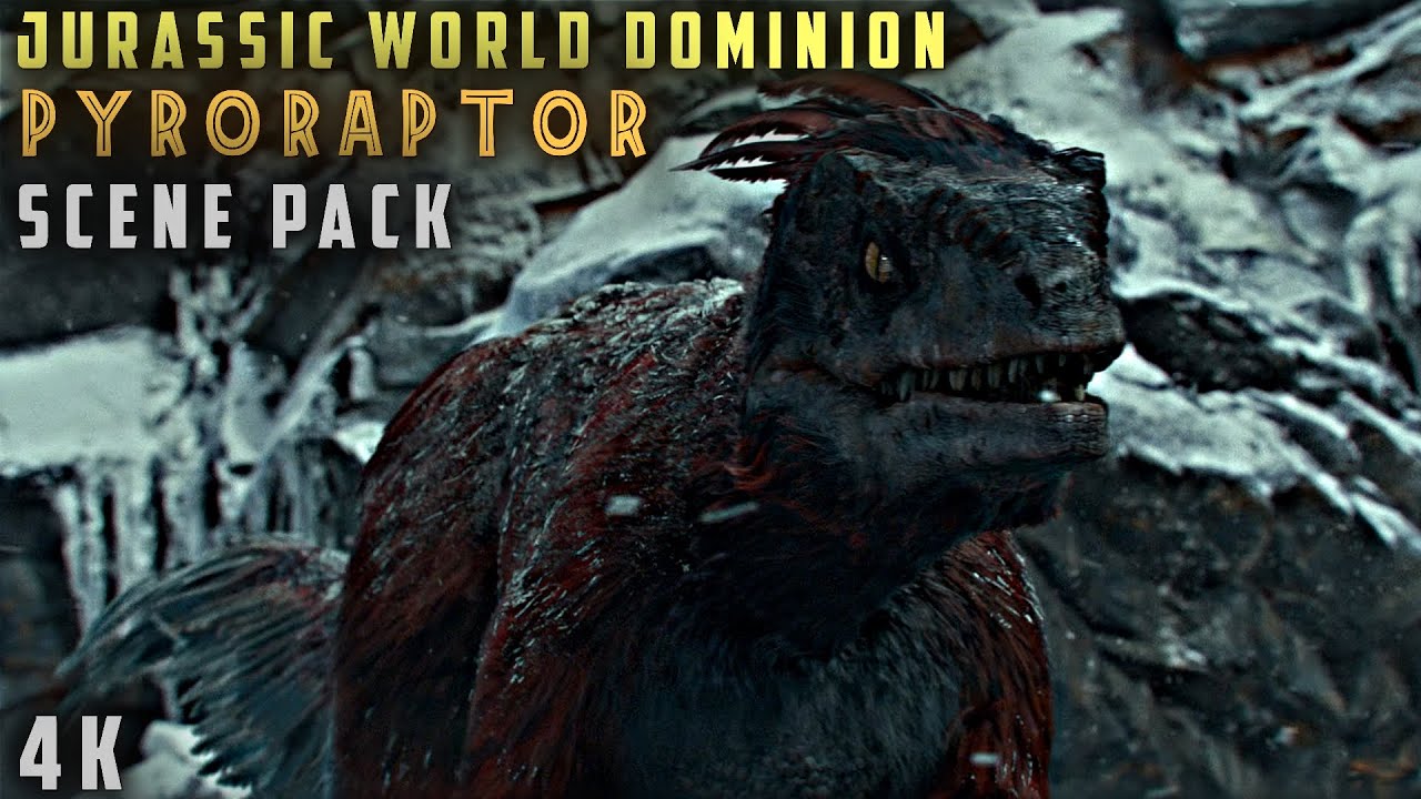 Pyroraptor 4K Scene Pack • Jurassic World Dominion 