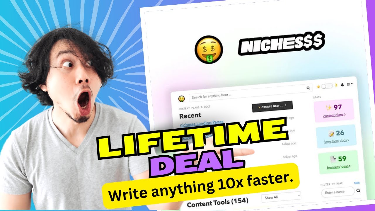 nichesss I Get amazing content + images + profitable ideas for any niche in 60 seconds or less