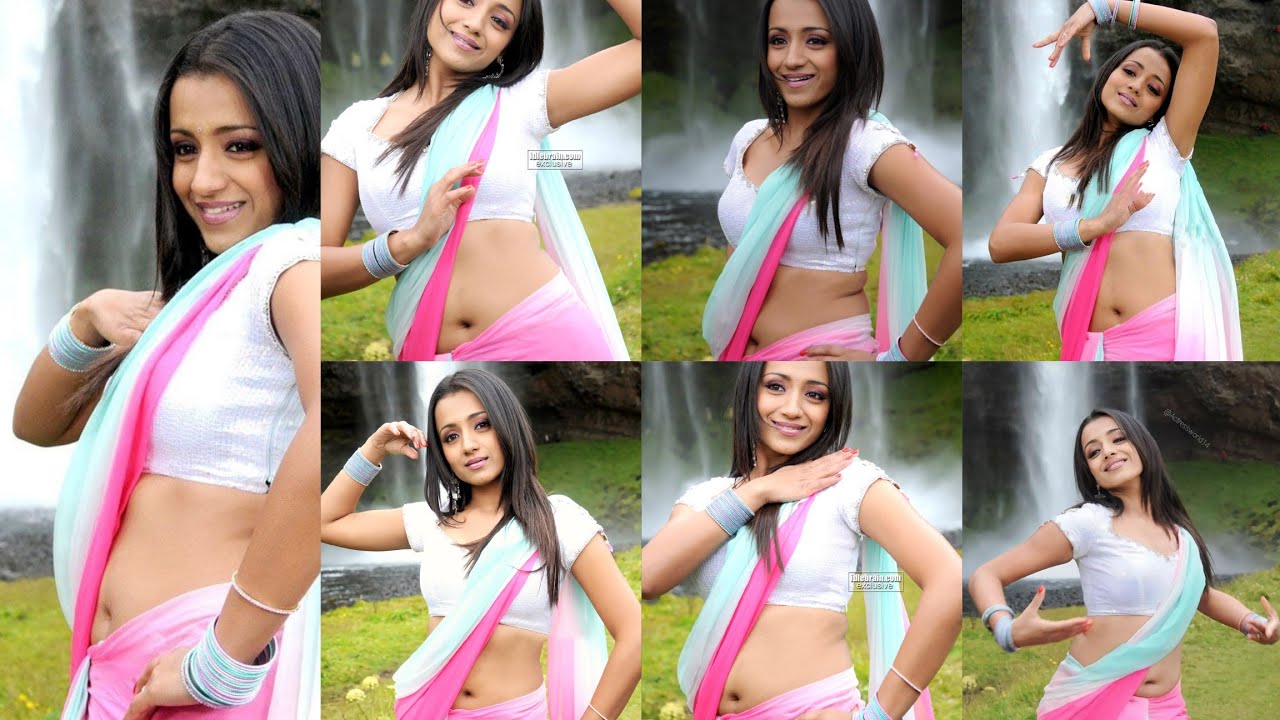 Actress Trisha Hot Thoppul 4k ( soundarya song )