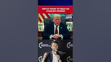 Charlie Kirk Shooting: Furious Trump’s First Reaction Out | Manhunt On #shorts