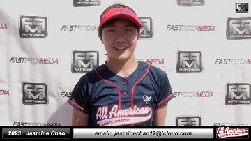 2023 Jasmine Committed Carnegie Mellon University Middle Infielder Softball Skills Video mojo Pikas