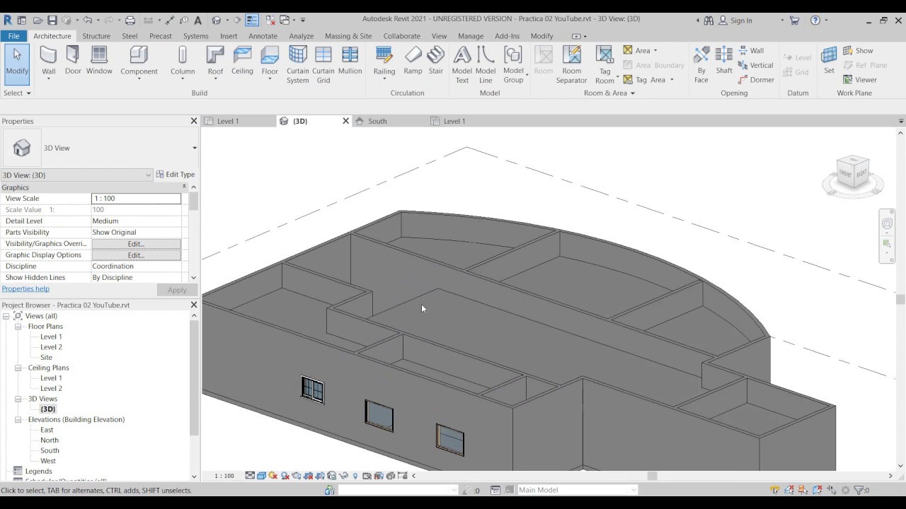 Tutorial-10 Creación de Plafón en Revit - YouTube