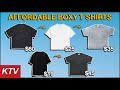 10+ AFFORDABLE Blank T Shirts / BOXY & WASHED Tees