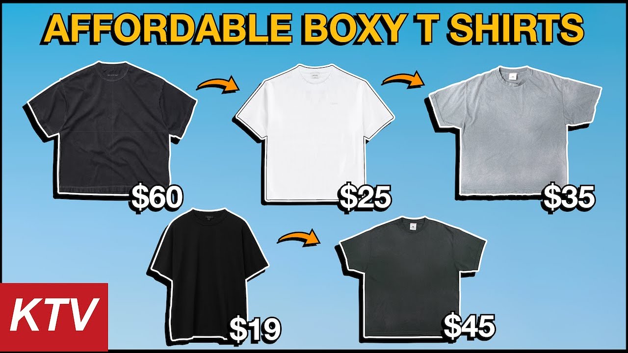 AFFORDABLE Blank T Shirts / BOXY & Tees - YouTube