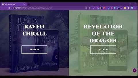 07 Split Landing Page - My Attempt at 50 Projects in 50 Days