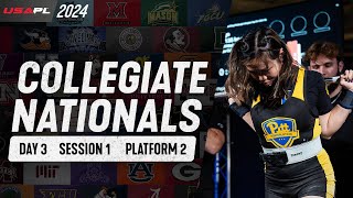 2024 USAPL Collegiate Nationals  |  Day 3 - Session 1 - Platform 2 | M-R 82.5 kg