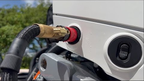 Mercury® Outboard Engine Flushing using the Flush-M™ Quick Connect system