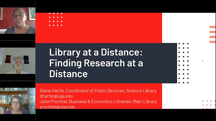 Library at a Distance  Finding Research at a Dista...