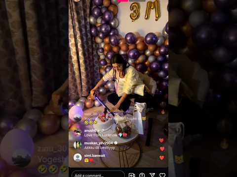 Akanksha Celebrate 3M Followers Party👑#akankshachoudhary