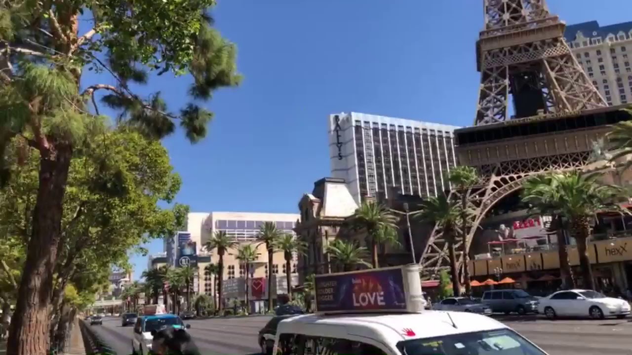 top-hotels-in-las-vegas-tour-las-vegas-strip-summer-youtube