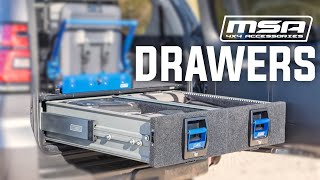 MSA 4X4 Storage Drawers | The Best Storage Solution For Your Vehicle