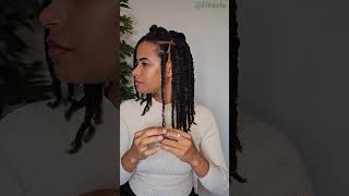 Mini twist en cabello afro