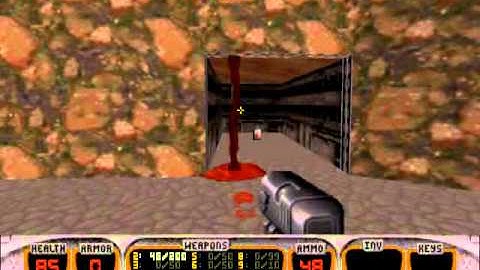 Duke Nukem 3D - "Doom II TC" -  MAP01: Entryway