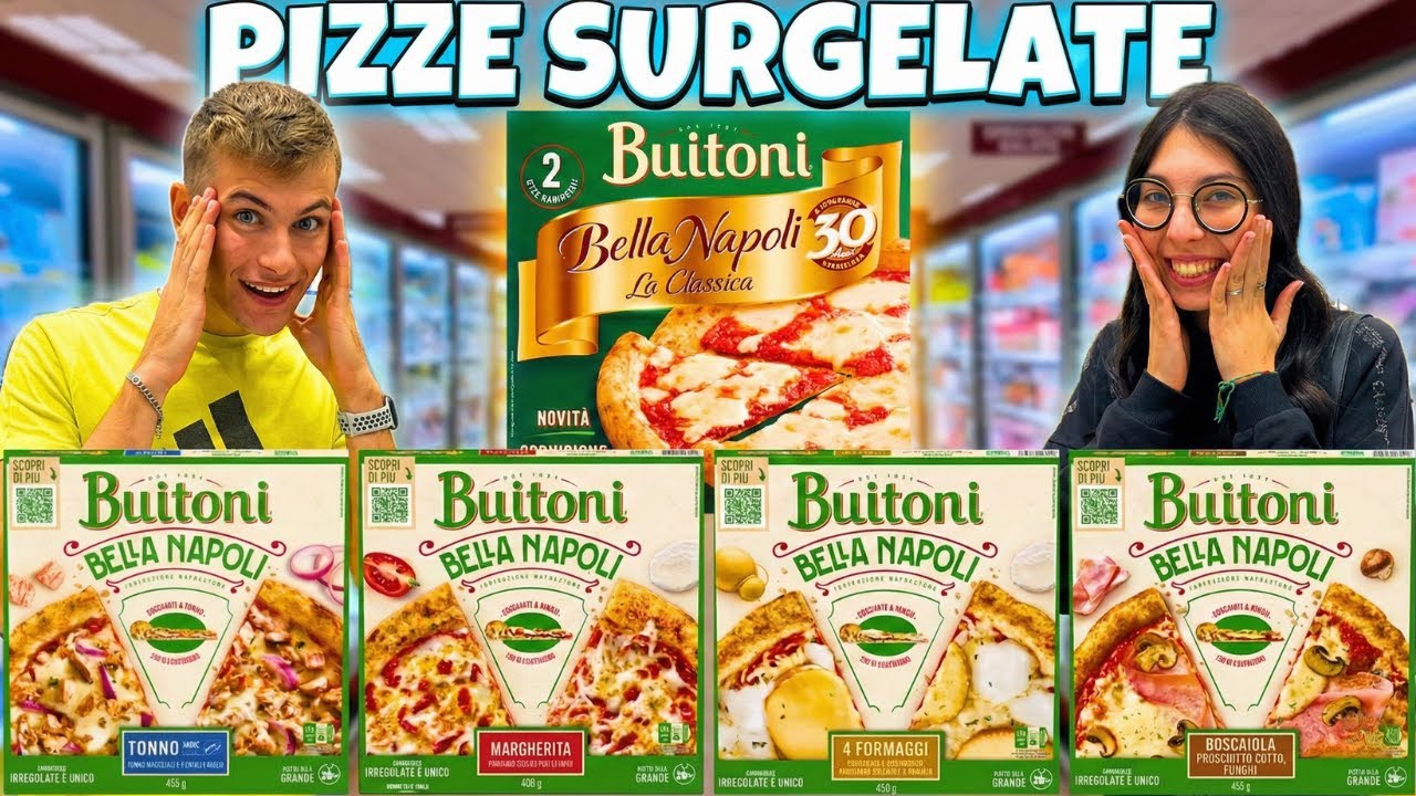 Proviamo TUTTE le PIZZE della BUITONI - Quale sarà la migliore? | BimbiGiganti