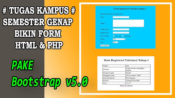 DENGAN BOOTSTRAP TAMPILAN HTML JADI MOBILE FRIENDLY 📱 | Tugas kampus bikin web Eps.2