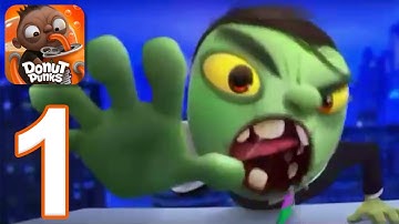 Donut Punks - Gameplay Walkthrough Part 1 - Intro & Tutorial (iOS, Android)