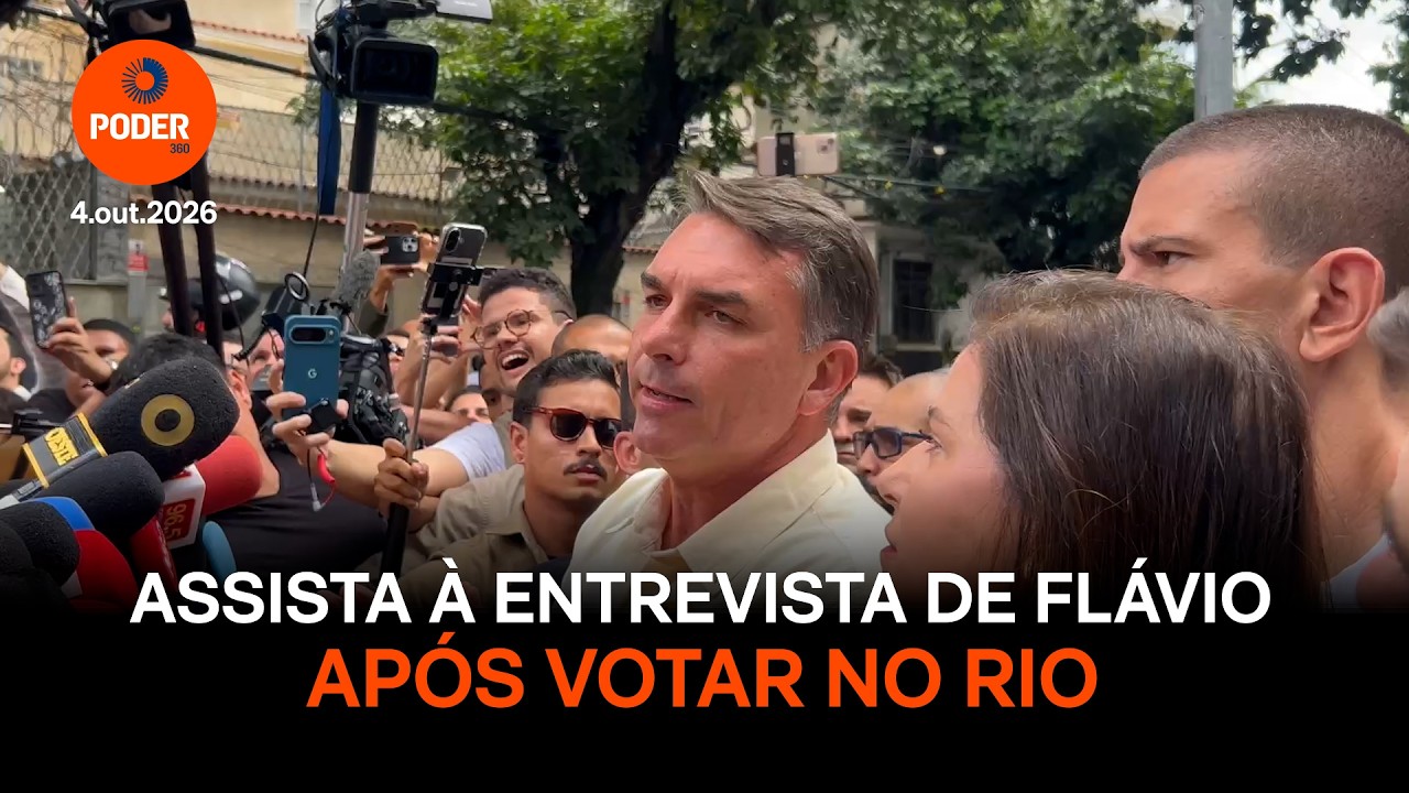 Flávio pede “voto de confiança” no 1º turno depois de votar