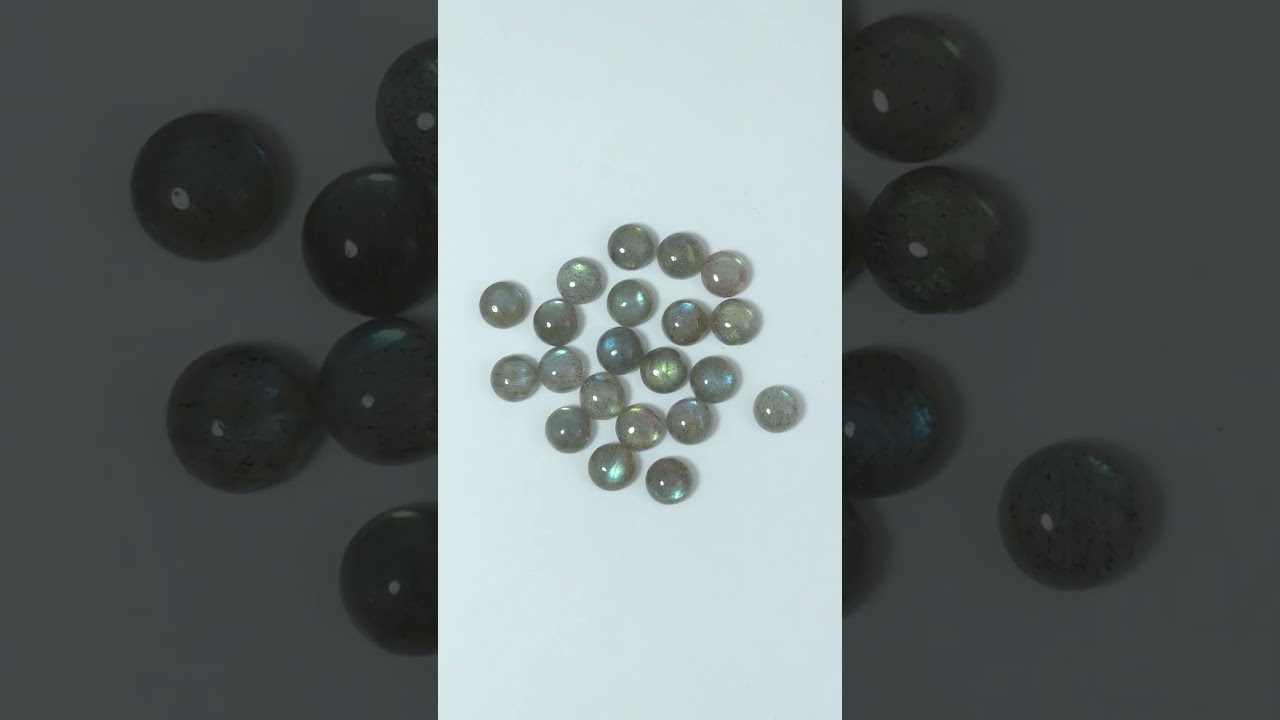 ラブラドライト ラウンドカボ 6mm - アサオ工芸オンライショップ