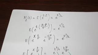 MGF NORMAL DISTRIBUTION