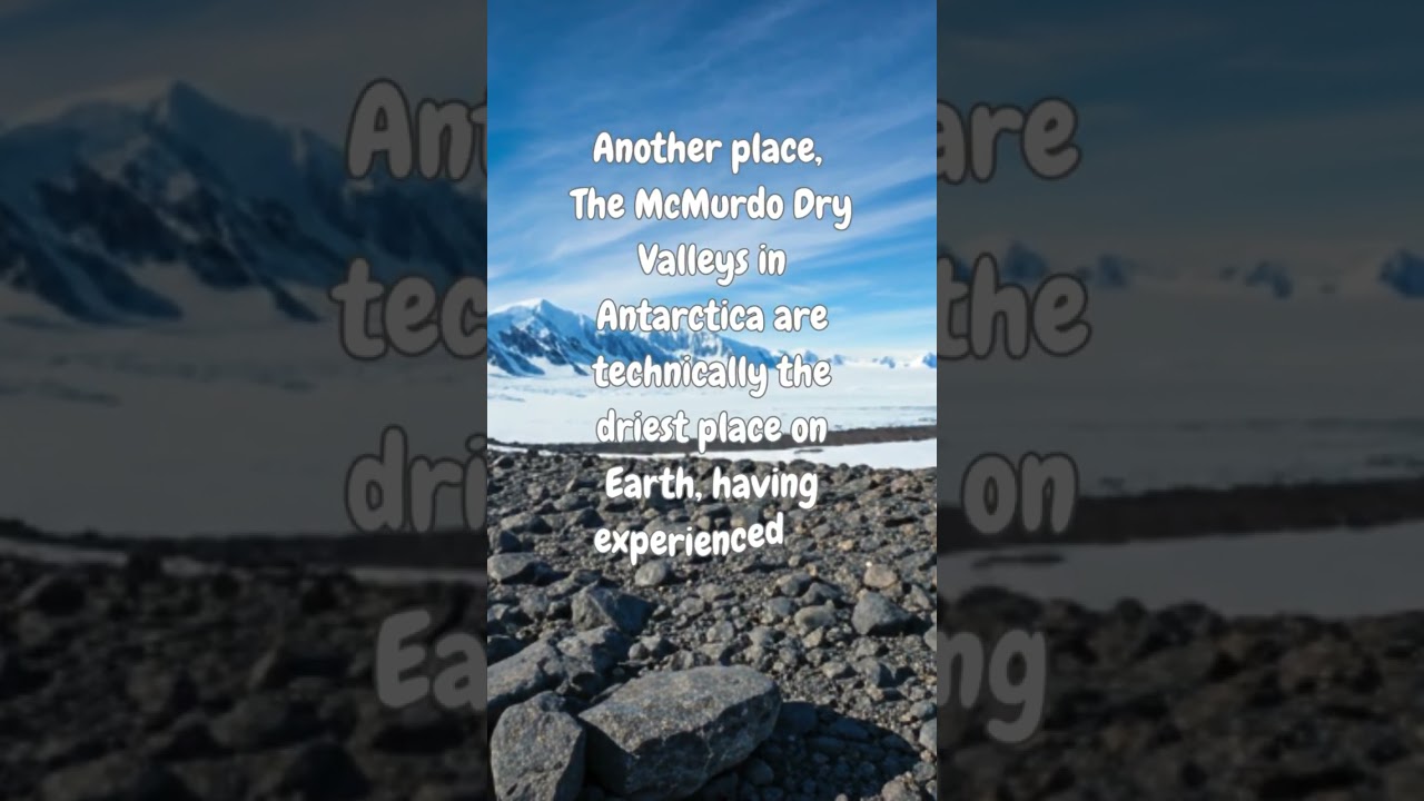 Why Rain Never Falls in These Mysterious Areas