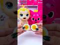 ASMR Unboxing Minnie Mouse &amp; Pinkfong Egg Toy | Satisfying Miniature Kitchen Set #shorts